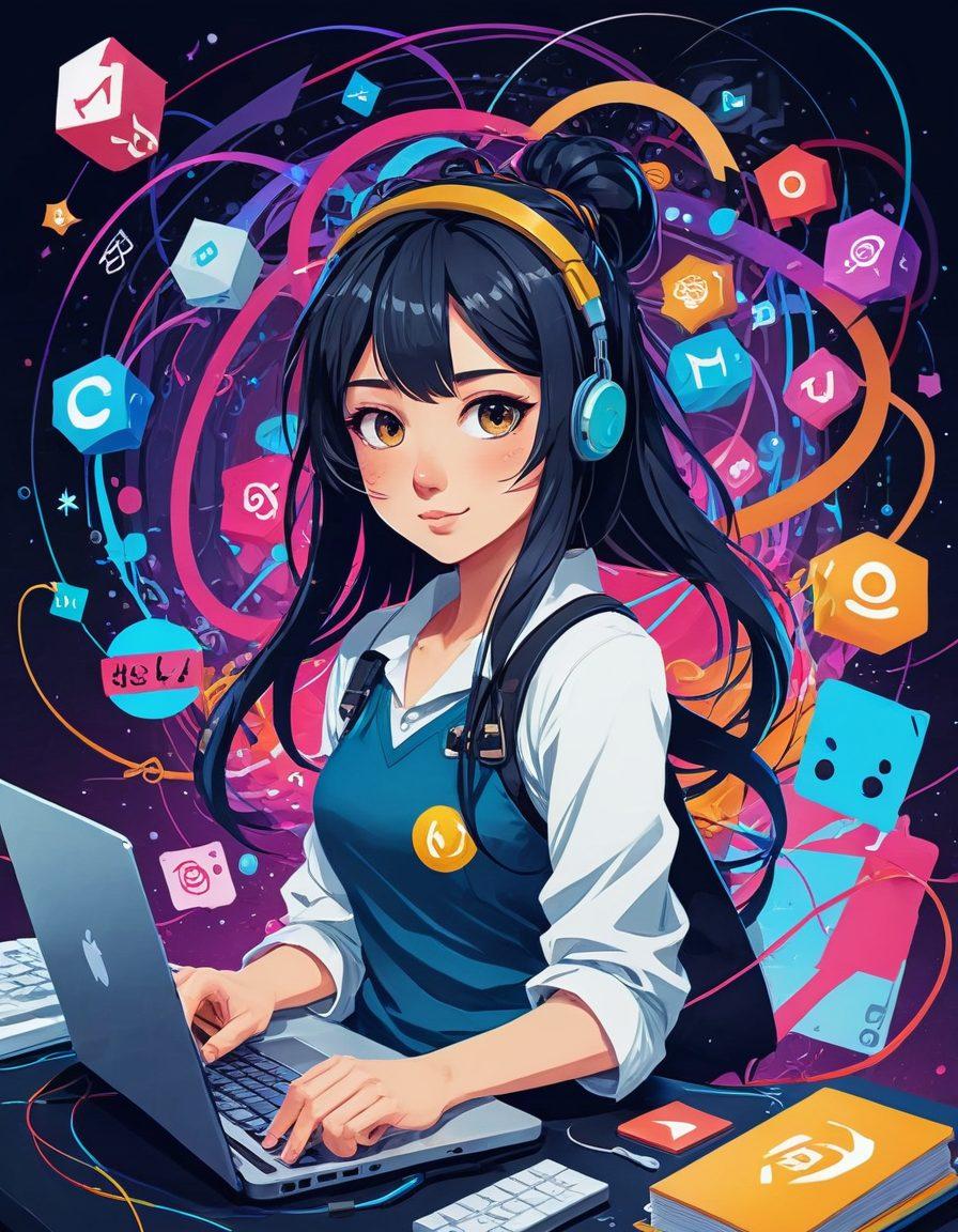 A vibrant and dynamic illustration blending elements of anime-inspired hentai culture and modern web development. Include whimsical, stylized characters coding on colorful, interactive interfaces with jsPlumb connections visible. The background features a fusion of digital art and coding symbols, emphasizing creativity and collaboration. Use bright colors to create an energetic atmosphere. super-realistic. vibrant colors. digital art.